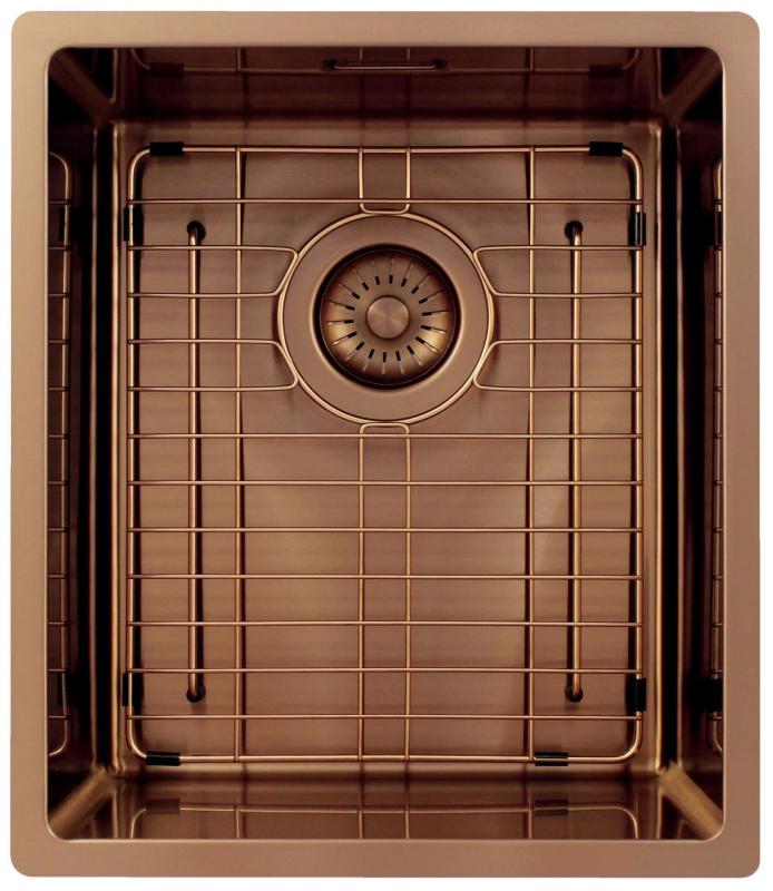 Pure.Sink Exclusivo Bakrena pomivalna korita 34x40 cm 10mm radij podgradnja, vgradnja in nadgradnja PEX3440-62