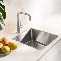 Pure.Sink Exclusivo RVS umivalnik 40x40 cm 10mm radius vgradnja, ravna gradnja in nadgradnja PEX4040-02