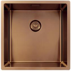 Pure.Sink Exclusivo Bakreno pomivalno korito 40x40 cm 10mm radij podgradnja, ravna gradnja in nadgradnja PEX4040-62