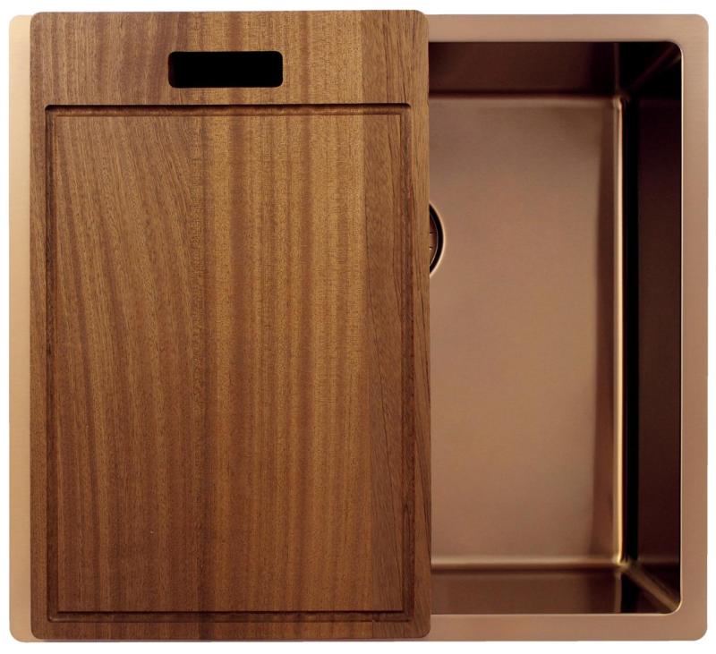 Pure.Sink Exclusivo Bakreni umivalnik 45x40 cm 10mm radij podgradnja, ravna gradnja in nadgradnja PEX4540-62