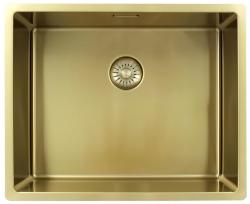 Pure.Sink Exclusivo Zlato pomivalno korito 50x40 cm 10mm polmer podgradnje, ravne gradnje in nadgradnje PEX5040-60