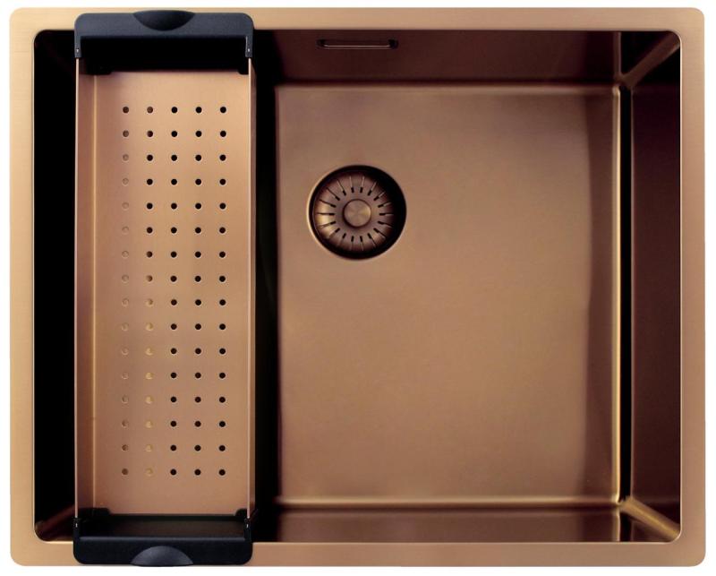 Pure.Sink Exclusivo Bakreni umivalnik 50x40 cm 10mm radij podgradnja, ravna gradnja in nadgradnja PEX5040-62