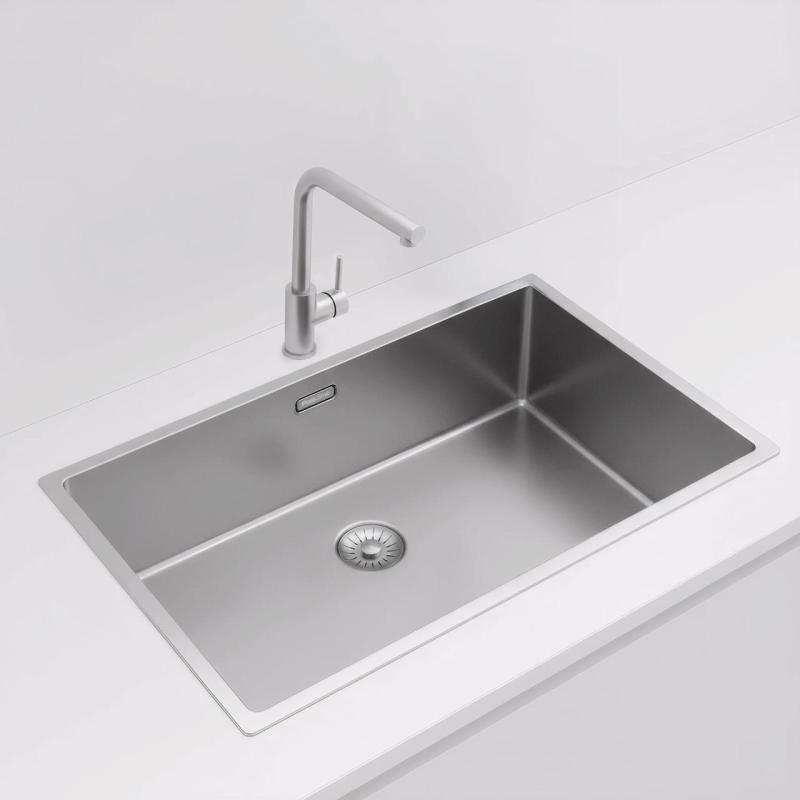 Pure.Sink Exclusivo veliko inox pomivalno korito 70x40 cm 10mm radius podpultna, vgradna in nadgradna PEX7040-02