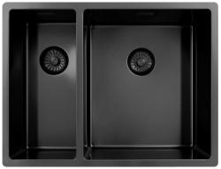 Pure.Sink Exclusivo Gun Metal 1,5 pol in pol pomivalno korito 18+34 cm 10mm radij PEX183440-61