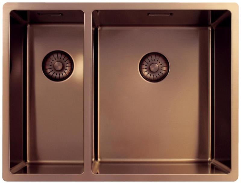 Pure.Sink Exclusivo Bakren 1,5 enainpolovna umivalnik 18+34cm 10mm radij PEX183440-62