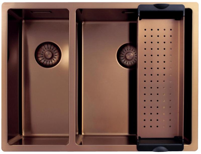 Pure.Sink Exclusivo Bakren 1,5 enainpolovna umivalnik 18+34cm 10mm radij PEX183440-62