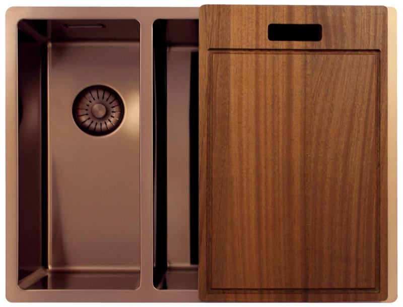 Pure.Sink Exclusivo Bakren 1,5 enainpolovna umivalnik 18+34cm 10mm radij PEX183440-62