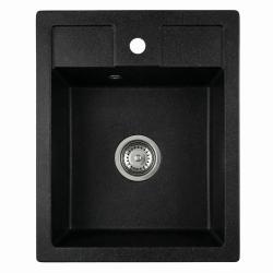 Graniteland Prest Granitni Arduin trdi kamen videz umivalnik Tapwing z luknjo za pipo nadgradnja 400x500mm z RVS čepom 1208971420