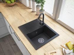 Graniteland Nex Granit Arduin trdi kamen videz umivalnik z odcejalnikom 574x464 mm 1208971426