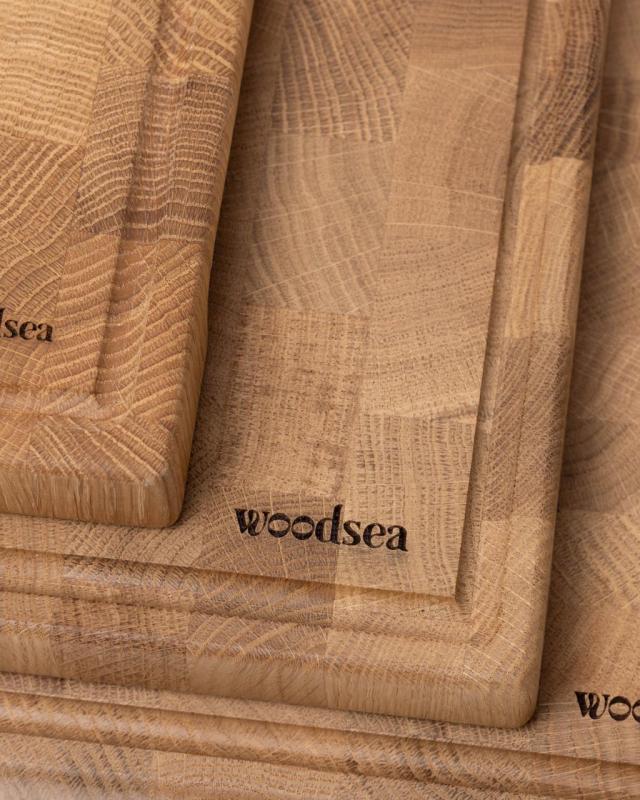 Woodsea Woodstone Oak M - Hrastova Lesena Deska za Rezanje 40x30cm 1208971440