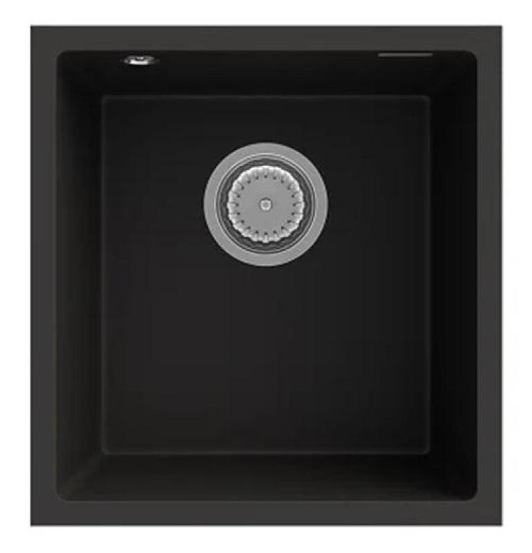 Graniteland Miniva Granitno Pomivalno Korito Črno Podgradnja 385x410 mm 1208971450
