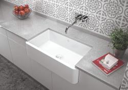 Ausmann Ceramic Mira Keramično Belo Korito - Podgradnja in Vgradnja 795 x 460 mm z Belim zamaškom 1208971470