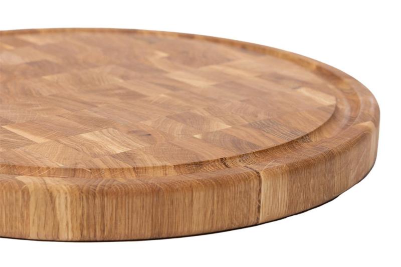 Woodsea Woodstone Oak round - Hrastova Lesena okrogla Deska za rezanje Ø42cm 1208971525