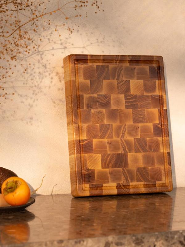 Woodsea Woodstone Ash S - Esen Lesena Rezalna Deska Kvadratna 20x20cm 1208971526