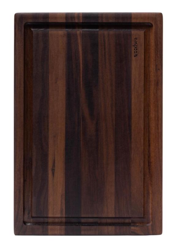 Woodsea Butcher Groove L - Orehova Lesena Deska za rezanje s sokom 60x45 cm 1208971536