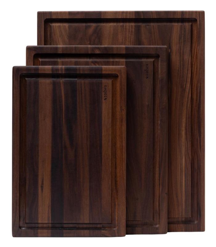 Woodsea Butcher Groove L - Orehova Lesena Deska za rezanje s sokom 60x45 cm 1208971536