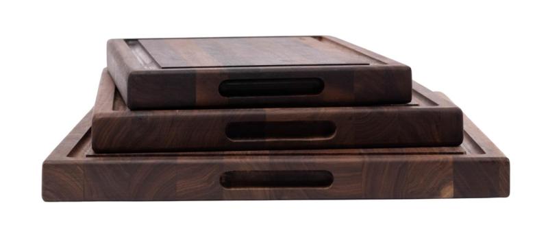 Woodsea Butcher Groove L - Orehova Lesena Deska za rezanje s sokom 60x45 cm 1208971536