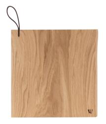 Woodsea Chop-Chop Oak S - Hrastova deska za rezanje 25x24cm z usnjenim ročajem 1208971539