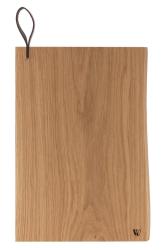 Woodsea Chop-Chop Oak M - Hrastova deska za rezanje 35x24cm z usnjenim ročajem 1208971540