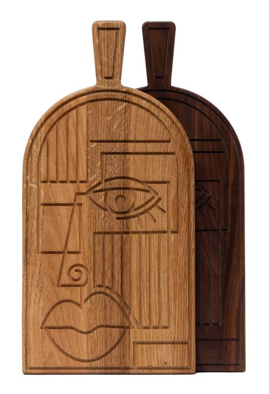 Woodsea Mask Oak - Maska iz hrastovega lesa, deska za rezanje in serviranje 38x19 cm 1208971562