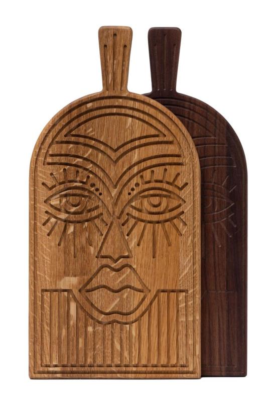Woodsea Mask Oak - Maska iz hrastovega lesa, deska za rezanje in serviranje 38x19 cm 1208971562