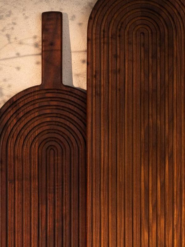 Woodsea Rainbow Ash M - Rainbow deska za rezanje in serviranje iz pepelovega lesa 485x185 mm 1208971563