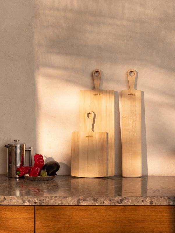 Woodsea Pine Natural S - Deska za rezanje iz javorjevega lesa 20x38cm 1208971572