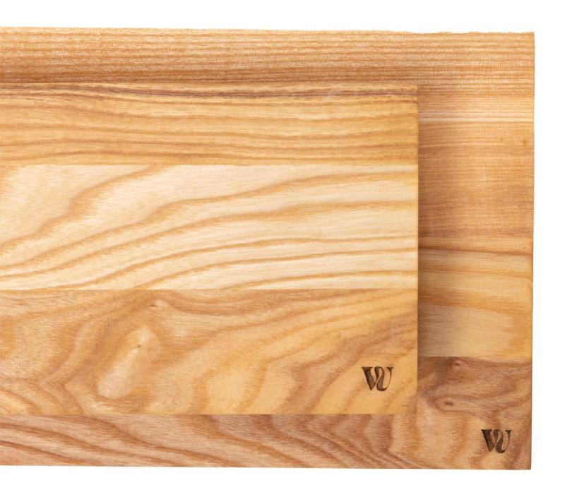 Woodsea Sushi M - Sushideska iz jesenovega lesa z nogicami iz orehovega lesa 30x17 cm 1208971585