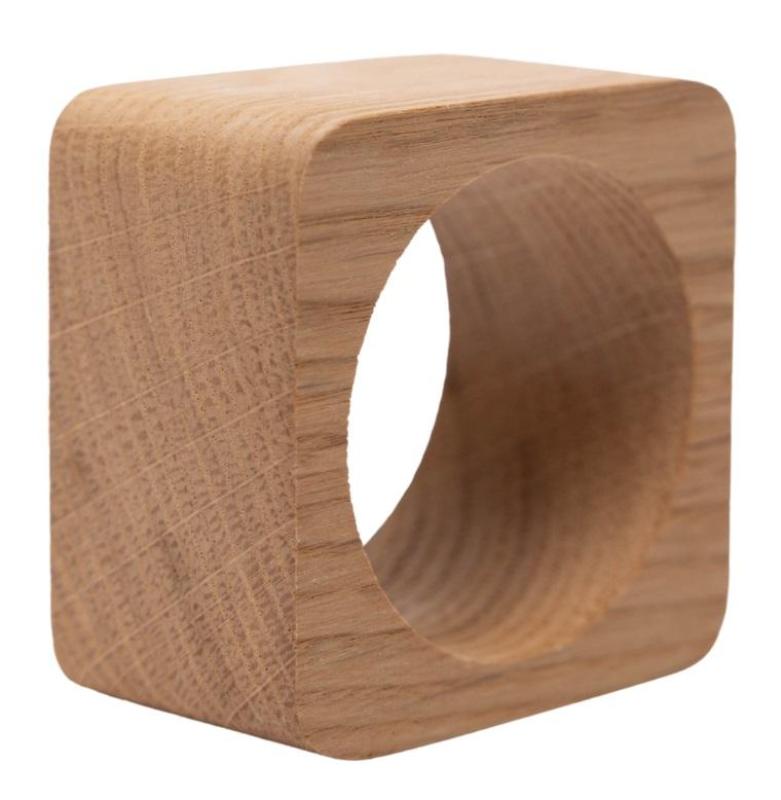 Woodsea Prtiček Obroček Oak - Hrastov Prtiček Obroček 5x5 cm 2 kosa 1208971602