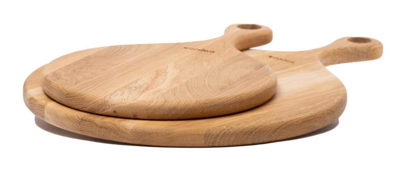 Woodsea Native M - Hrastova Pizza Deska Krogla Ø35x2 cm 1208971612