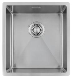 Pure.Sink Luxion Nerjaveče jeklo pomivalno korito 36x40 cm za vgradnjo pod pult, vgradnjo v pult in nad pultom  PLX3640-02
