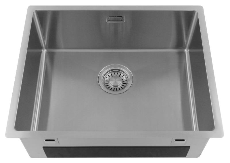 Pure.Sink Luxion Nerjaveče jeklo pomivalno korito 50x40 cm za vgradnjo pod pult, vgradnjo v pult in nadgradnjo  PLX5040-02