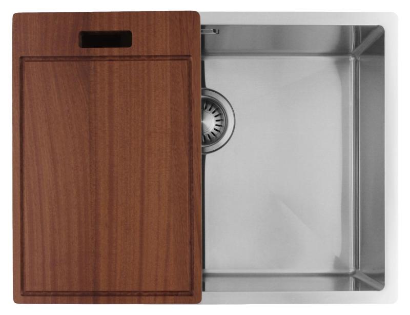 Pure.Sink Luxion Nerjaveče jeklo pomivalno korito 55x40 cm za vgradnjo pod pult, vgradnjo v pult in nadgradnjo PLX5540-02