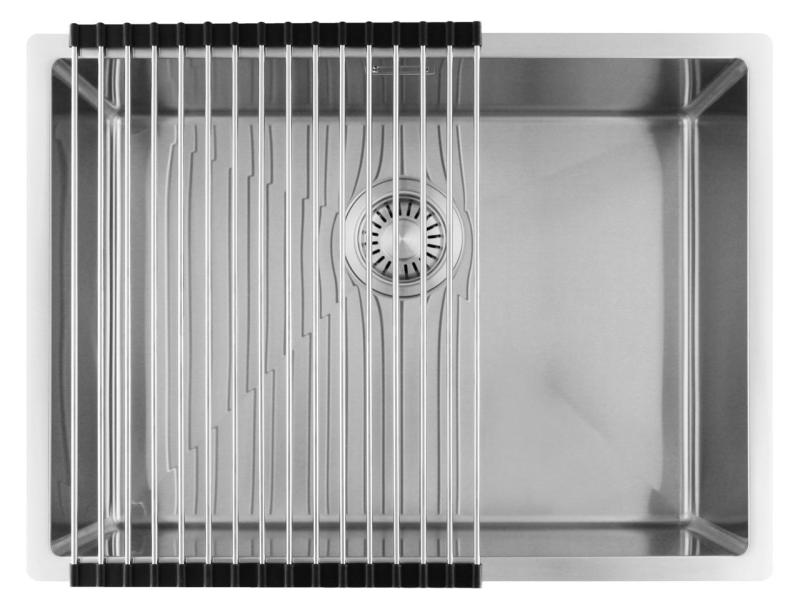 Pure.Sink Luxion Nerjaveče jeklo pomivalno korito 55x40 cm za vgradnjo pod pult, vgradnjo v pult in nadgradnjo PLX5540-02