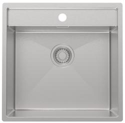 Pure.Sink Luxion nerjaveče jeklo pomivalno korito 51x50 cm Tapwing z odprtino za pipo PLX5150T-02