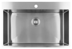 Pure.Sink Luxion Velika nerjaveča pomivalna korita 78x50 cm Tapwing z odprtino za pipo PLX7850T-02