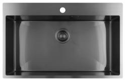 Pure.Sink Luxion Velika kovinska pomivalna korita 78x50 cm Tapwing z odprtino za pipo PLX7850T-61