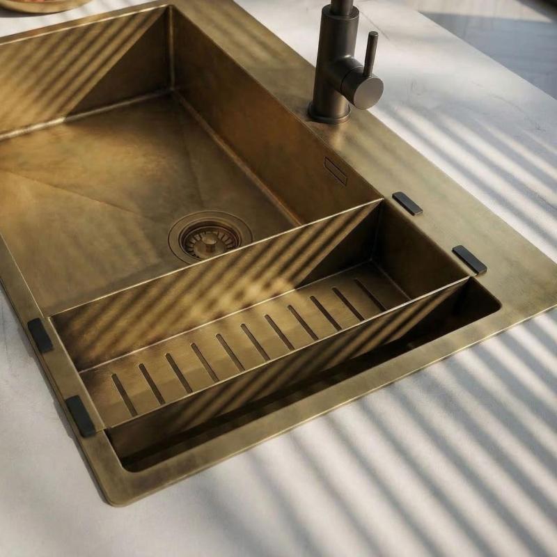 Pure.Sink Luxion Bronzen vložek za pomivalno korito PLXCOL-64