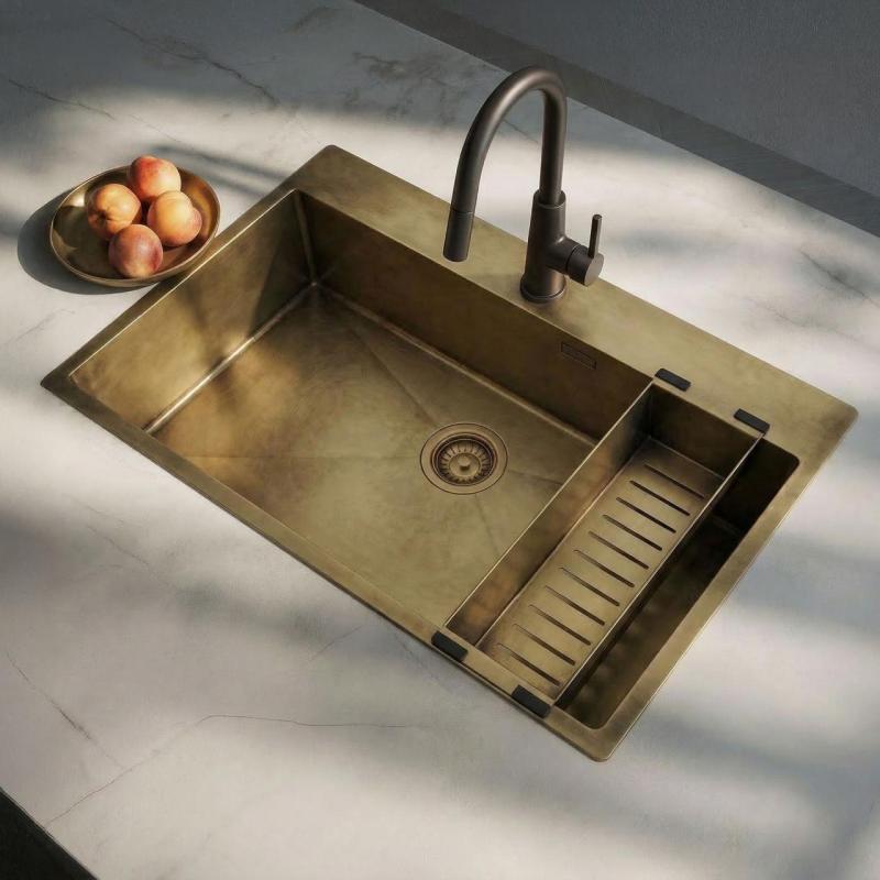 Pure.Sink Luxion Bronzen vložek za pomivalno korito PLXCOL-64