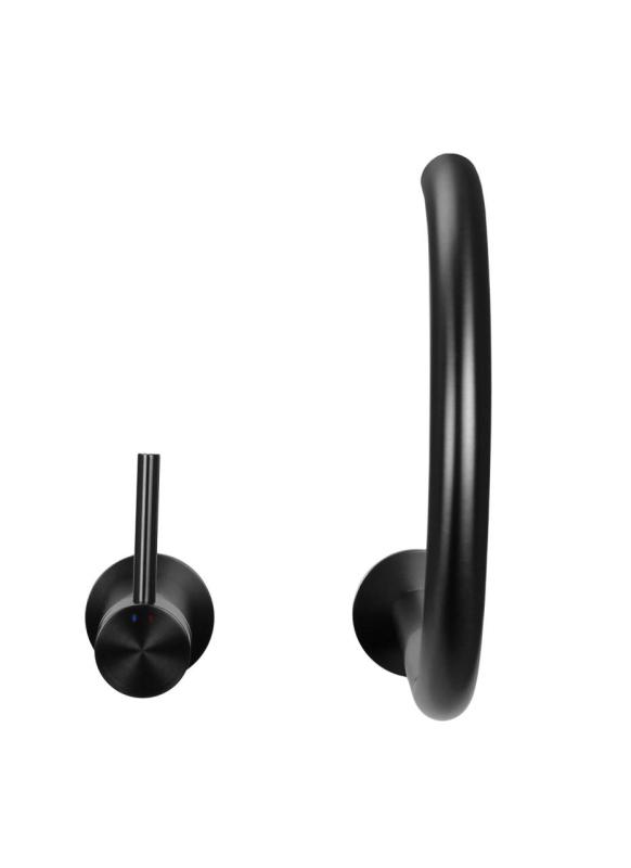 Pure.Sink Luxion 2-luknjasta kuhinjska pipa iz kovine z okroglim izlivom PLX2HR-61