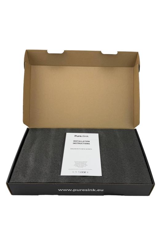 Pure.Sink Elite Steel Pulse-S kuhinjska pipa iz nerjavečega jekla z izvlečnim izlivom in pršilnim načinom PS8500-02