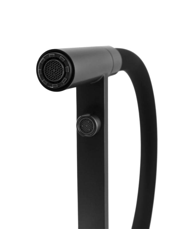 Pure.Sink Elite Steel Flex 3-smerni PVD krtačeno zlato kuhinjsko pipo z gibljivim izlivom in filtrirano vodo PS8110-60