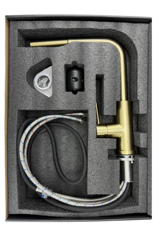 Pure.Sink Elite Steel Pulse-S kuhinjska pipa PVD gun metal z izvlečnim izlivom in brizgalnim načinom PS8500-61