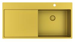Pure.Sink Exclusivo Zlata pomivalna korita z odkapnim delom 100x52 cm Tapwing desno PEX47100RT-60