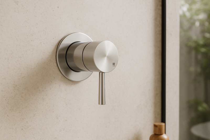 MURO TUA stenski vgradni mešalnik krom M1.B31.R.CR