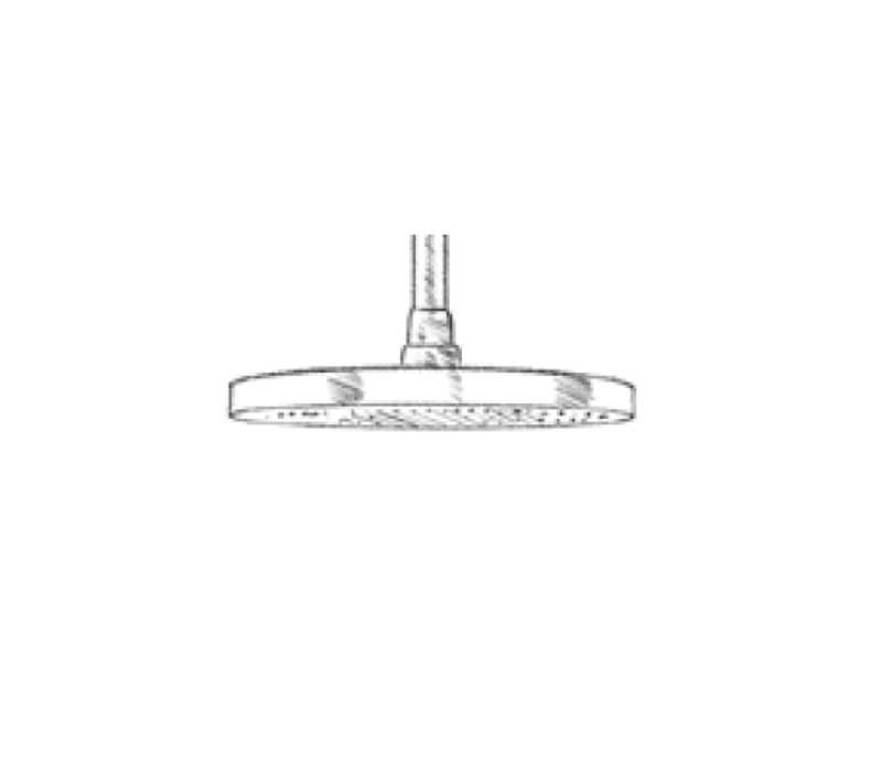 MURO TUA glavna tuš kabina 200 mm krom M1.BA2.S.CR