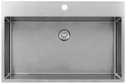 Pure.Sink Exclusivo Velika nerjaveča pomivalna korita 75x40cm Tapwing z odprtino za pipo PEX7540T-02