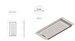 Massimo Dodatek Vložek Črna mat 183x430x19mm
