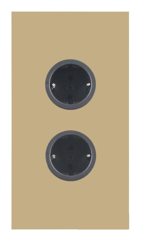 Indux Corner Еnergiezuil z 2 vtičnicami Randaarde Goud 1208972283