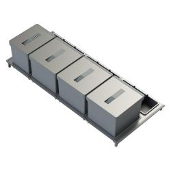 Indux Sort Odpadni sistem 4-kratni Ročni nadzor za izvlečne predale 1208972321